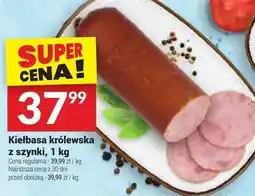Twój Market Kiełbasa królewska z szynki Białecki oferta