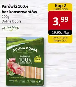 Market Point Parówki 100% bez konserwantów Dolina Dobra oferta
