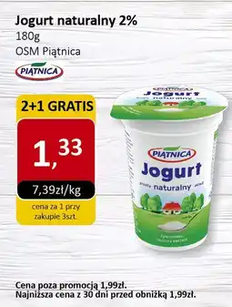 Market Point Jogurt naturalny 2% OSM Piątnica oferta
