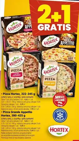 Twój Market Pizza Hortex różne rodzaje oferta