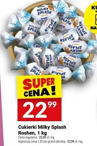 Twój Market Cukierki Milky Splash Roshen oferta