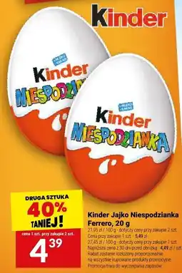 Twój Market Jajko niespodzianka Kinder Niespodzianka oferta