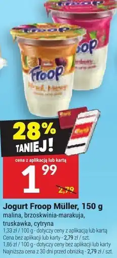 Twój Market Jogurt Froop Müller oferta