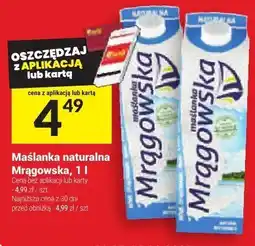 Twój Market Maślanka naturalna Mrągowska oferta