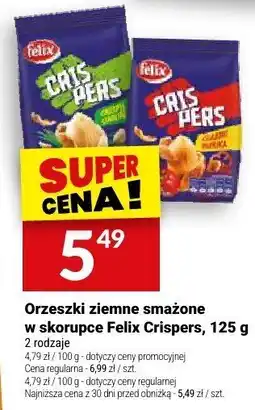 Twój Market Orzeszki ziemne smażone w skorupce Felix Crispers oferta