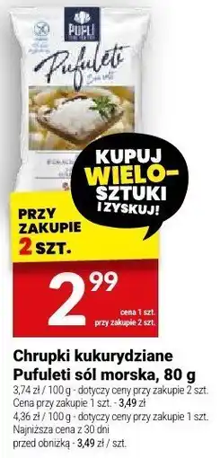 Twój Market Chrupki kukurydziane Puffulets ad morka oferta