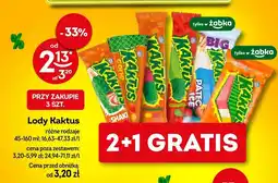 Żabka Lody Kaktus różne rodzaje oferta