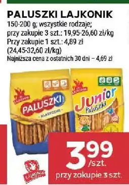 Stokrotka Paluszki Lajkonik wszystkie rodzaje oferta