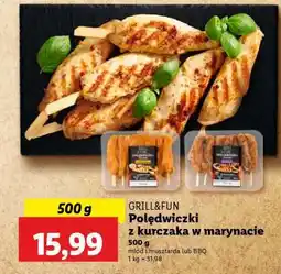 Lidl GRILL&FUN Polędwiczki z kurczaka w marynacie oferta