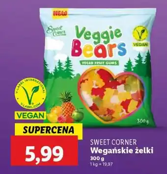 Lidl SWEET CORNER Wegańskie żelki oferta
