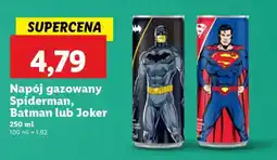 Lidl Napój gazowany Spiderman, Batman lub Joker oferta