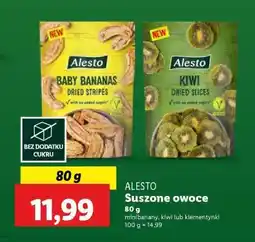 Lidl ALESTO Suszone owoce oferta
