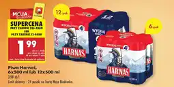Biedronka Piwo Harnaś oferta