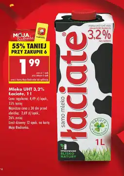Biedronka Mleko Łaciate oferta