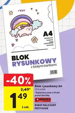 Intermarche Blok rysunkowy A4 oferta