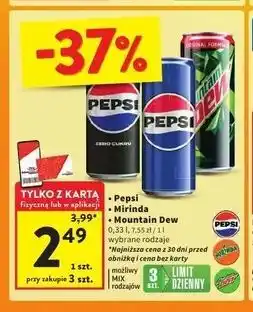 Intermarche Napój Mountain Dew oferta