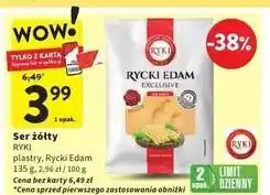 Intermarche Ser rycki edam exclusive Ryki oferta