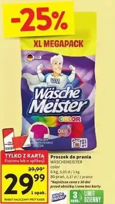 Intermarche Proszek do prania Waschemeiste 6kg oferta