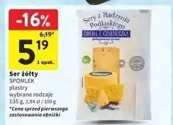 Intermarche Ser gouda z czarnuszką Spomlek Z Radzynia Podlaskiego oferta