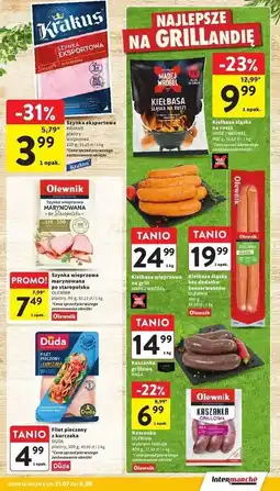 Intermarche Szynka eksportowa Krakus Animex oferta