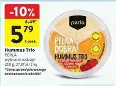 Intermarche Hummus trio klasyczny papryka-pomidor Perla oferta