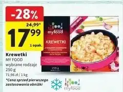 Intermarche Krewetki z masłem czosnkowym Myfood oferta