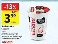 Intermarche Śmietana 30% Łaciata oferta