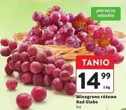 Intermarche Winogrona różowe red globe oferta