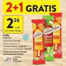 Intermarche Lody jabłko-wiśnia Hortex oferta