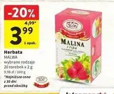 Intermarche Herbatka malina z lipą Malwa Tea oferta