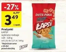 Intermarche Prażynki solone Łapsy oferta
