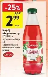 Intermarche Napój truskawka Fortuna oferta
