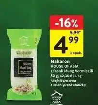 Intermarche Makaron vermicelli z fasoli mung House Of Asia oferta