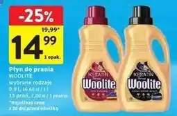 Intermarche Płyn do prania dark Woolite Keratin oferta