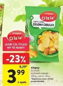 Intermarche Chipsy zielona cebulka O La La! oferta