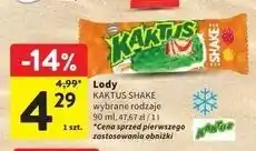Intermarche Lody shake cytryna-truskawka Nestle Kaktus oferta