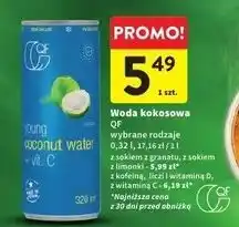 Intermarche Woda kokosowa lime Qf oferta