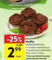 Intermarche Muffin z podwójną czekoladą Vandemoortele oferta