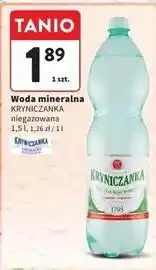 Intermarche Woda niegazowana Kryniczanka oferta