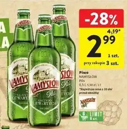 Intermarche Piwo Namysłów Pils oferta
