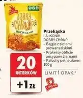 Intermarche Paluchy pełne ziaren sezamu lnu i chia Lajkonik Dobry Chrup oferta