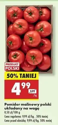 Biedronka Pomidory malinowe polska oferta