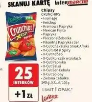 Intermarche Chipsy zielona cebulka Crunchips oferta
