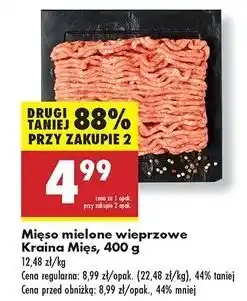 Biedronka Mięso mielone ze schabu Kraina Mięs oferta