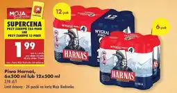 Biedronka Piwo Harnaś 6x500 ml oferta