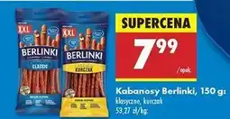 Biedronka Kabanosy z kurczaka Morliny Berlinki oferta