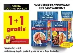 Biedronka Kiełbaski ślązerki Morliny oferta