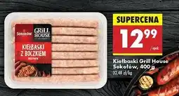 Biedronka Kiełbaski z boczkiem wędzonym Sokołów Grill House oferta