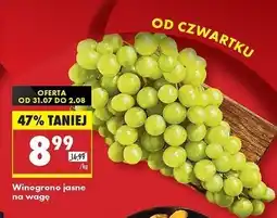 Biedronka Winogrona jasne oferta