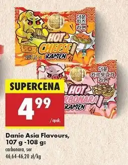 Biedronka Danie hot carbonara ramen Asia Flavours oferta